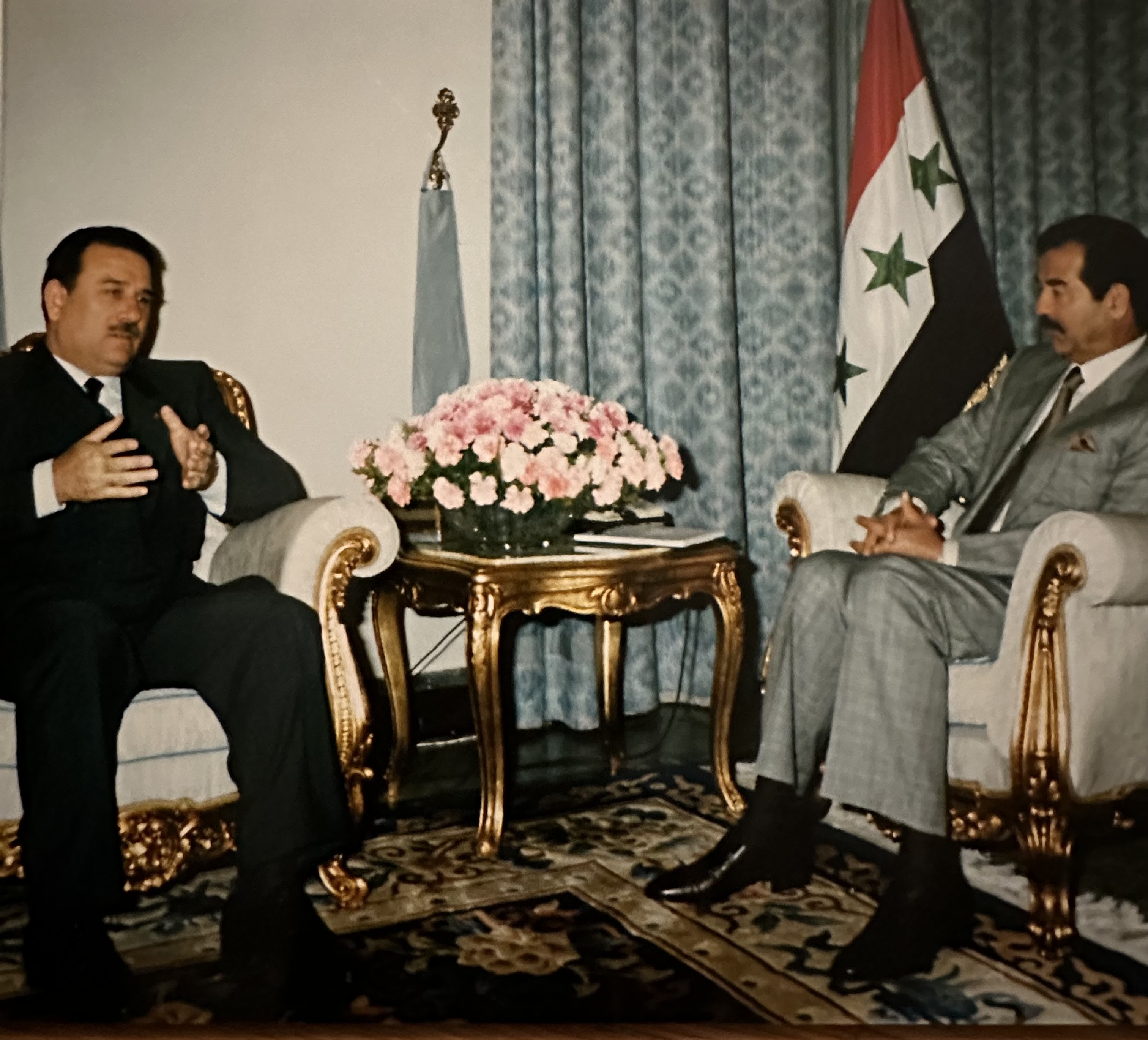 Yıldırım Akbulut ve Saddam Hüseyin görüşmesi, 1990